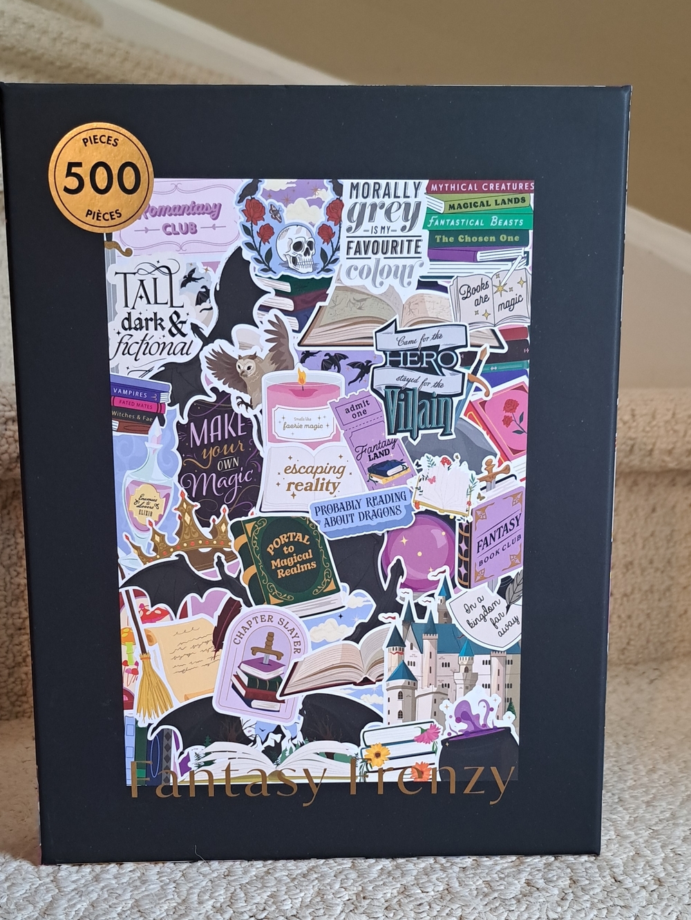 HOBBRY Fantasy Frenzy 500 Piece Jigsaw Puzzle. NEW!